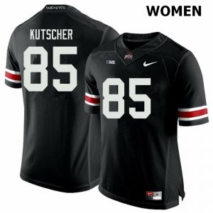 Women's Ohio State Buckeyes #85 Austin Kutscher Black Nike NCAA College Football Jersey Stability TGU0444KH